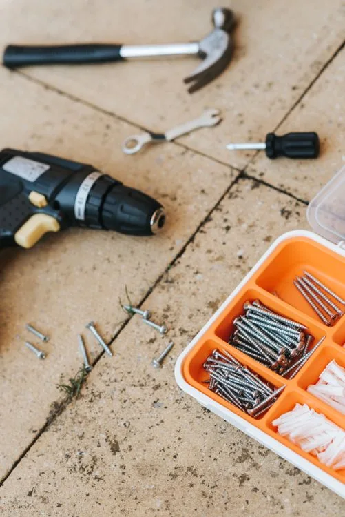 Tools and small-parts storage, application reference