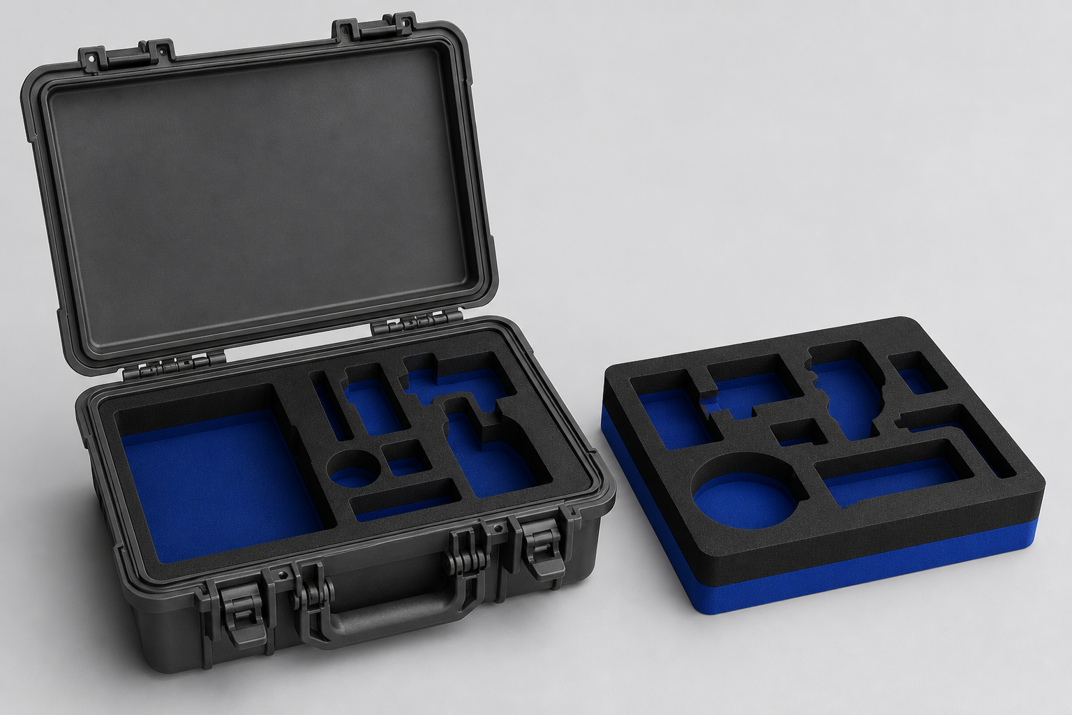 Protective case and custom EVA insert illustration