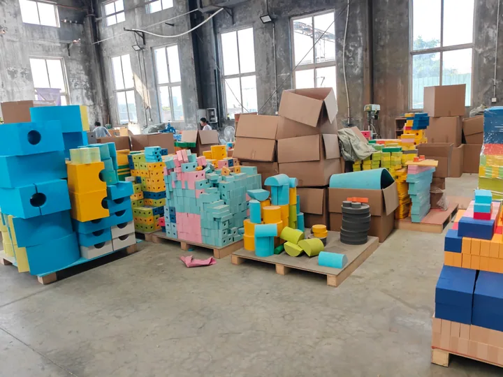 Converted foam shapes
