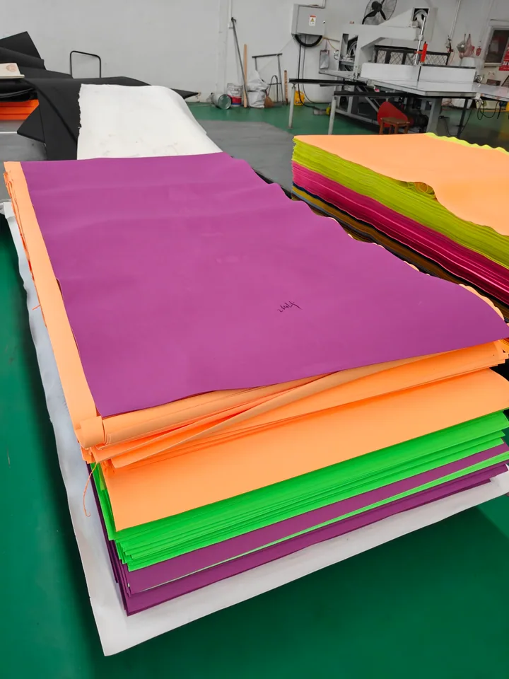 Coloured EVA sheets
